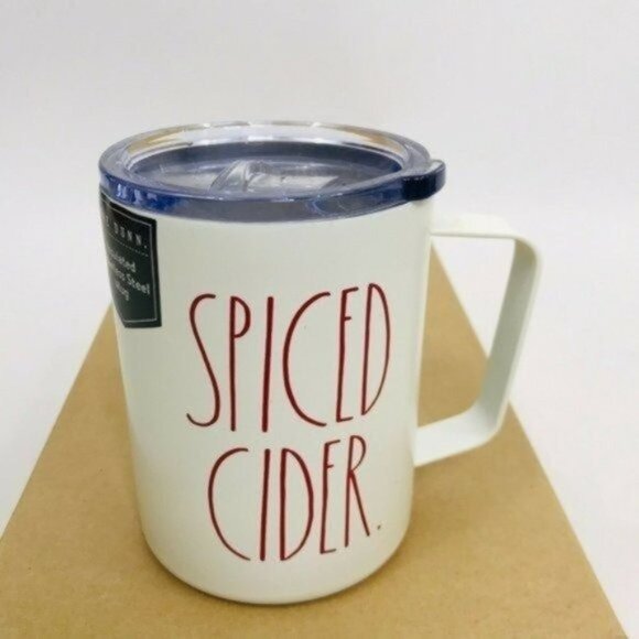 Rae Dunn Spiced Cider Tumbler Mug 12 oz Halloween Coffee Cup New - Picture 4 of 5